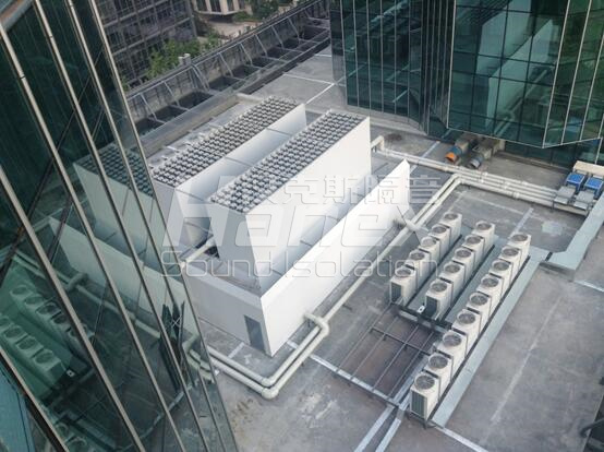 1中華航空大樓裙樓風(fēng)冷熱泵機(jī)組降噪 1中華航空大樓裙樓風(fēng)冷熱泵機(jī)組降噪